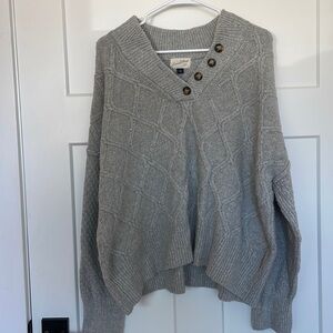 Grey, Knit sweater.
